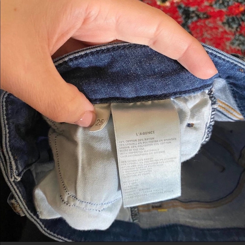 L’Agence Margot high rise skinny jeans size 25 - Picture 4 of 4